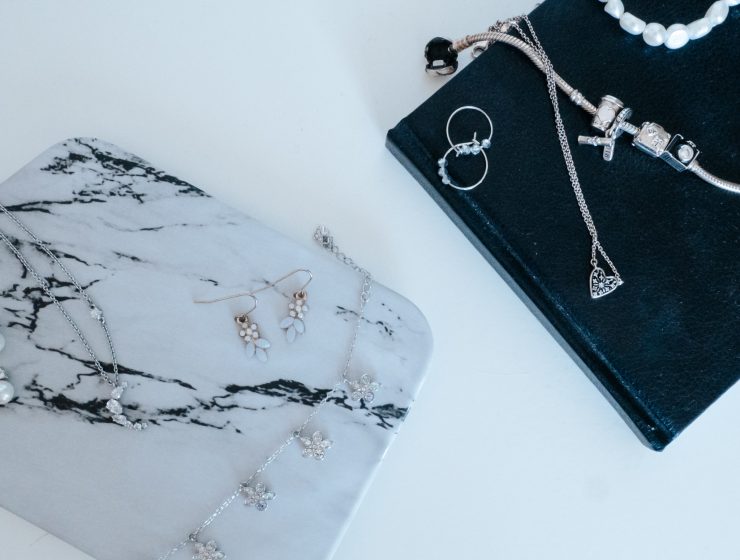 Jewellery flatlay